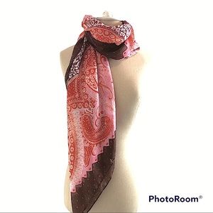 Large 40” x 40” Square Scarf.or as a beautiful sarong for summer